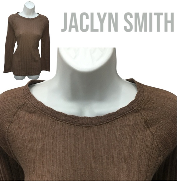 Jaclyn Smith Knit Brown Lightweight Raglan Top - Women’s Small NWOT - Picture 13 of 13